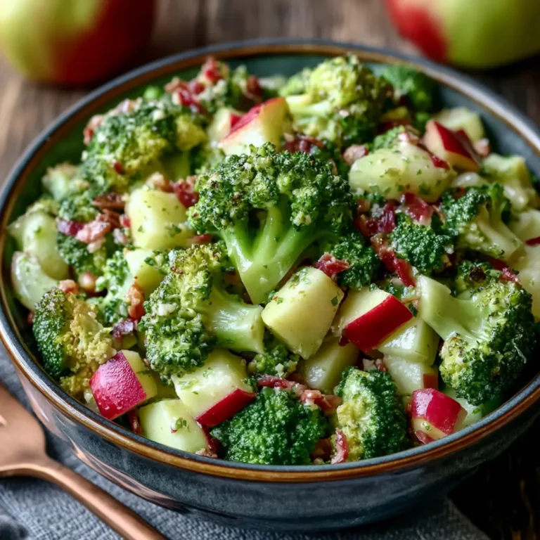 Insalata di broccoli e mele Honeycrisp