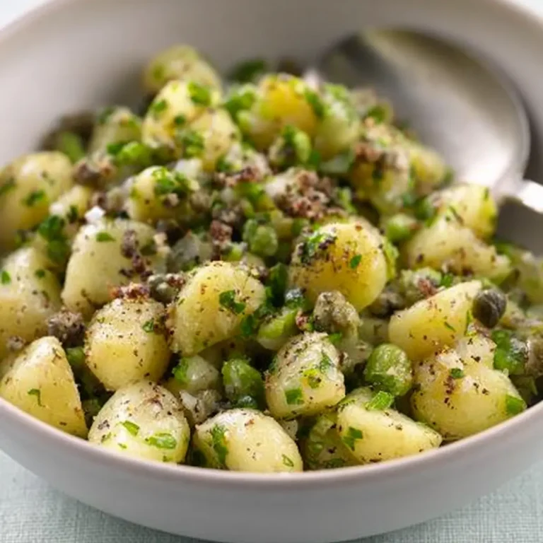 Insalata di patate al verde