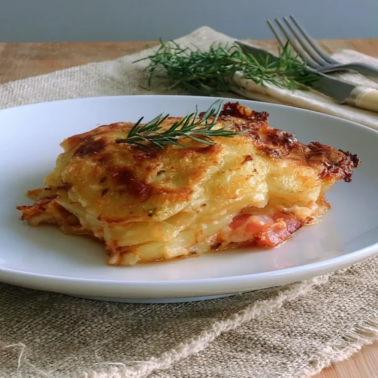 Parmigiana di patate al forno