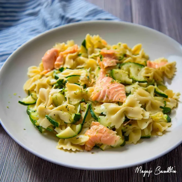 Pasta fredda salmone e zucchine
