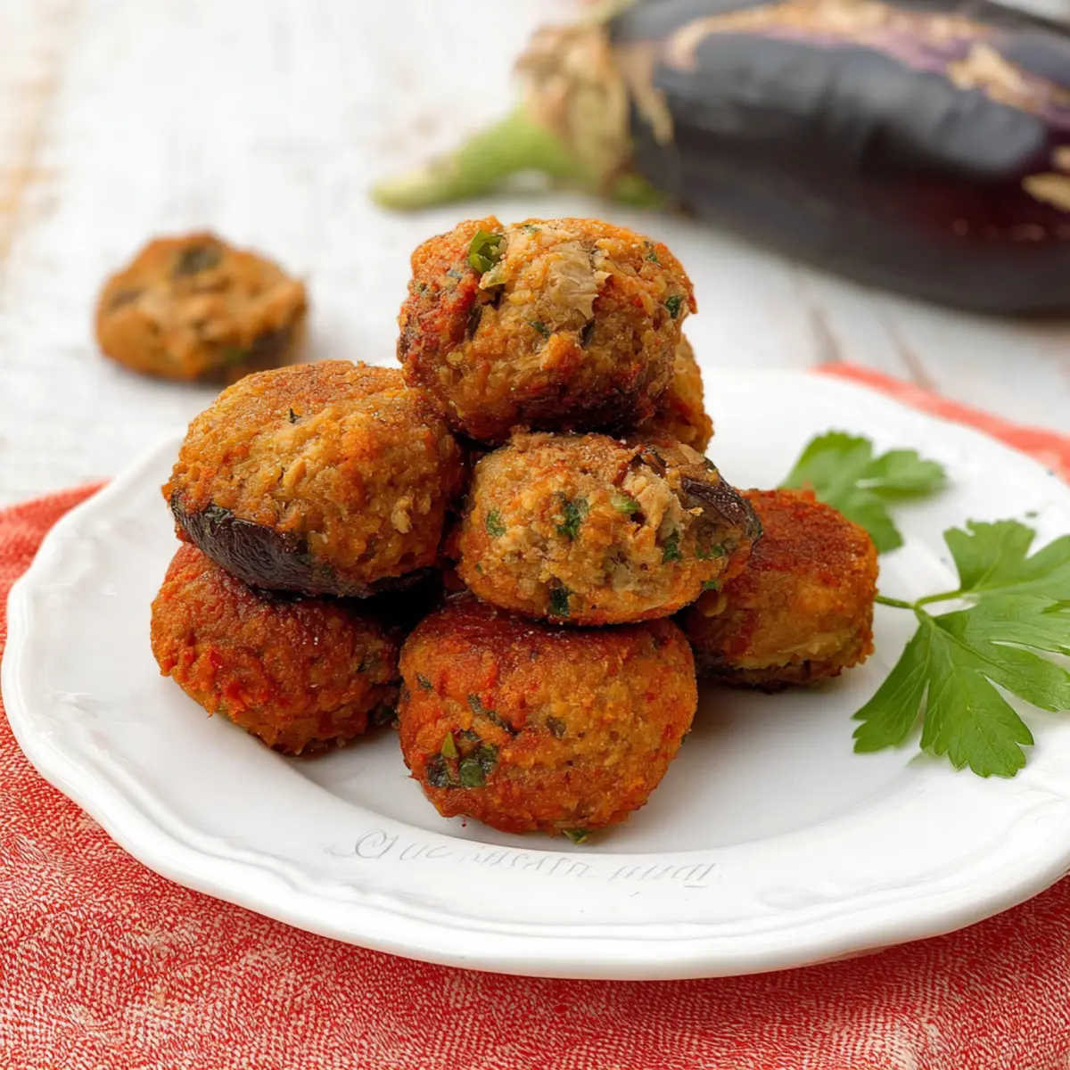 Polpette di melanzane e tonno