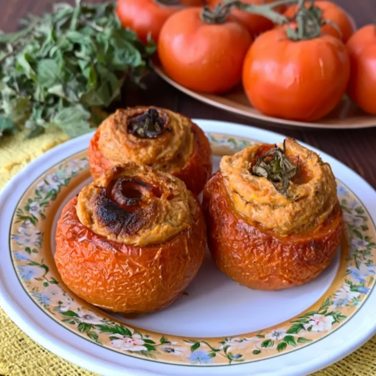 Pomodori ripieni di tonno al forno