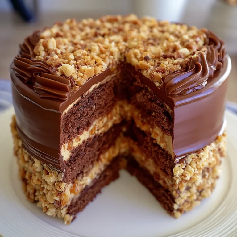 Torta al cioccolato, caramello e toffee