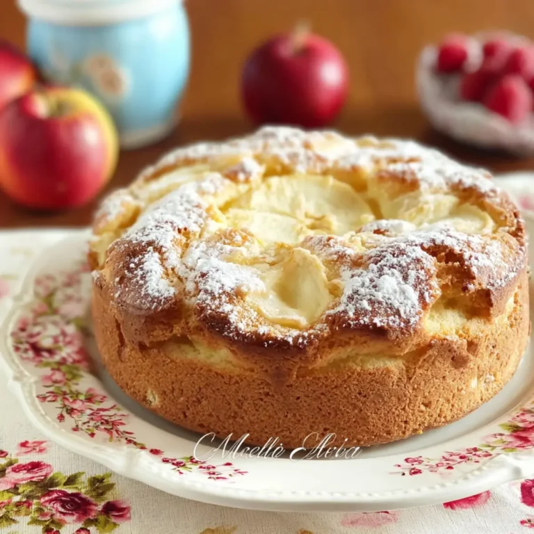Torta di mele soffice