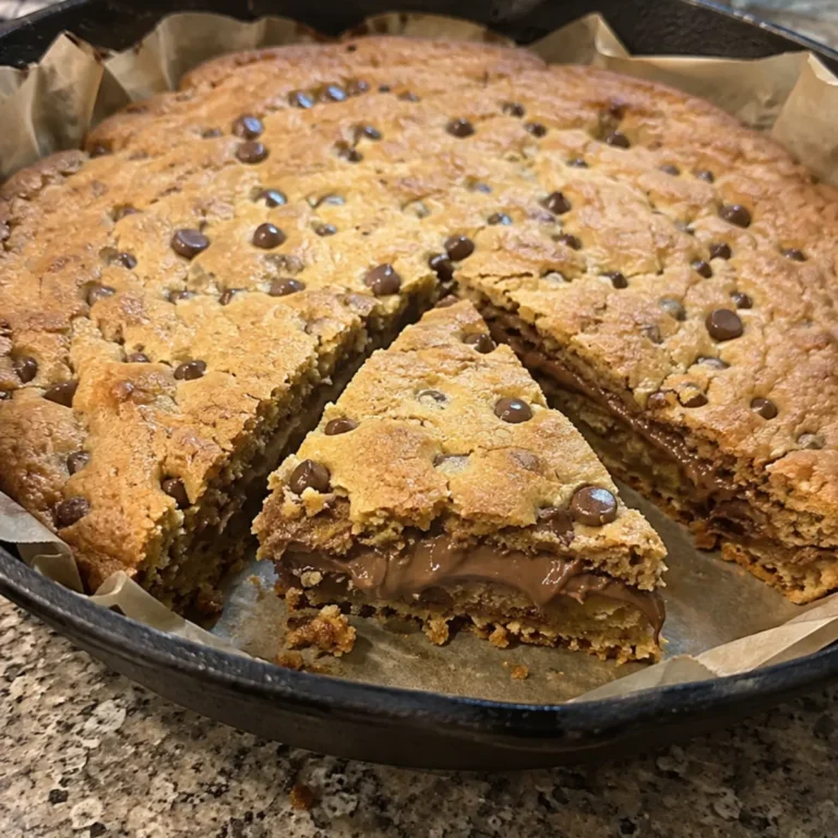 Cookie gigante con cuore di crema alle nocciole