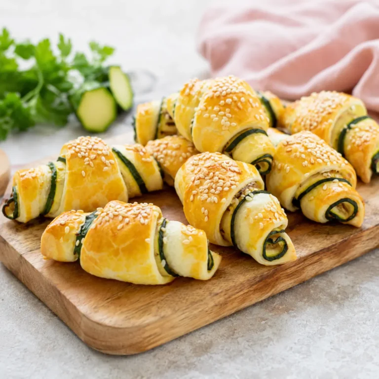 Cornetti salati alle zucchine