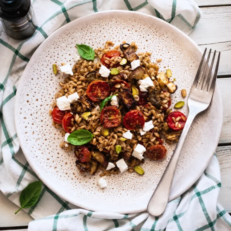 Insalata di farro con olio allo zafferano Ursini
