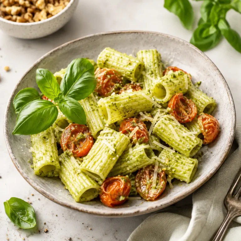 Pasta al pesto vegana