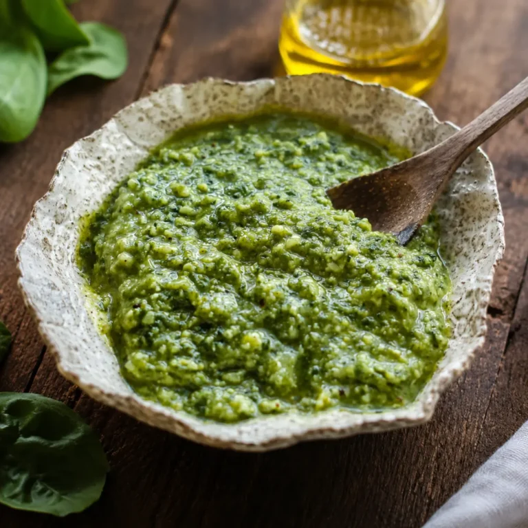 Pesto di basilico fresco