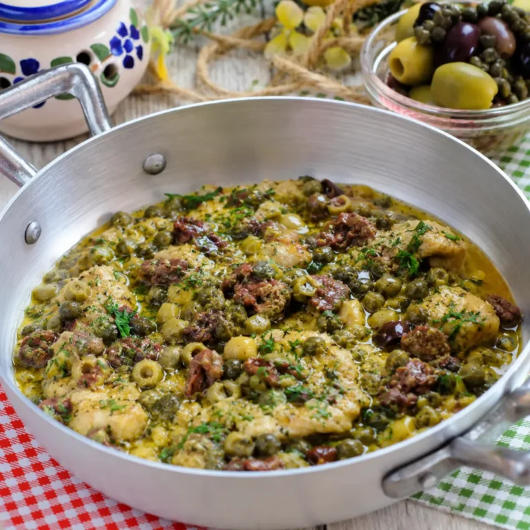 Scaloppine di pollo alle olive
